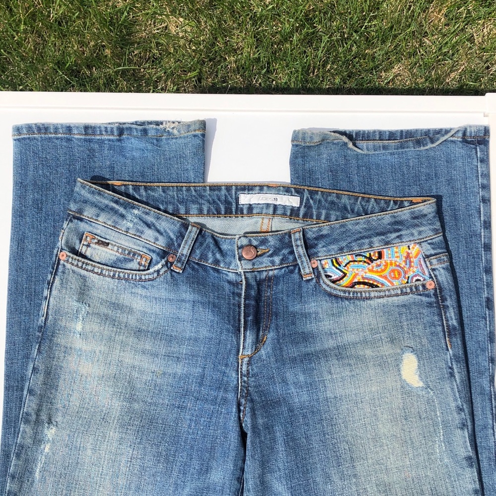 Joe’s Jeans with beaded detail